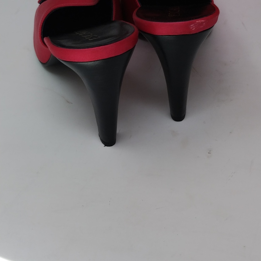 Escada Pink Embellished Mule Heels 8.5 - Picture 6 of 11